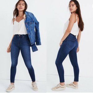 Madewell Curvy High Rise Skinny Jeans Danny Wash